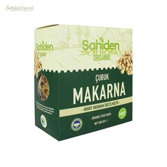 Organik Nohutlu  Çubuk Makarna