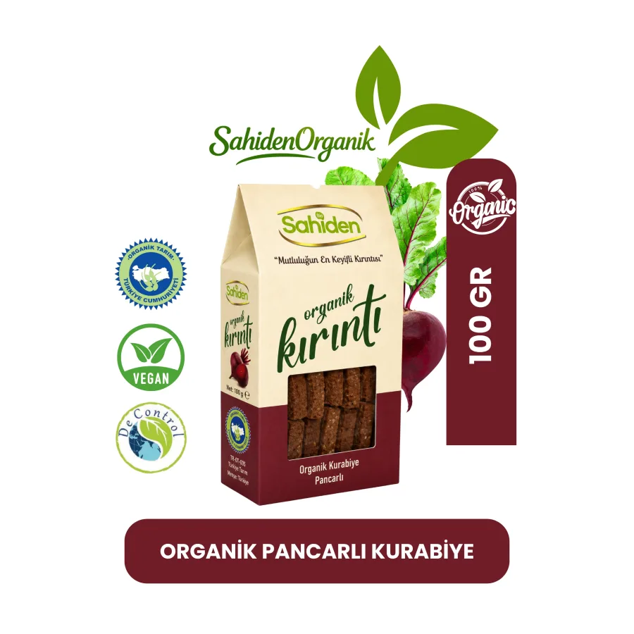 Organik Pancarlı Kurabiye