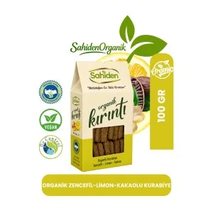 Organik Zencefil  Limon ve Kakaolu Kurabiye