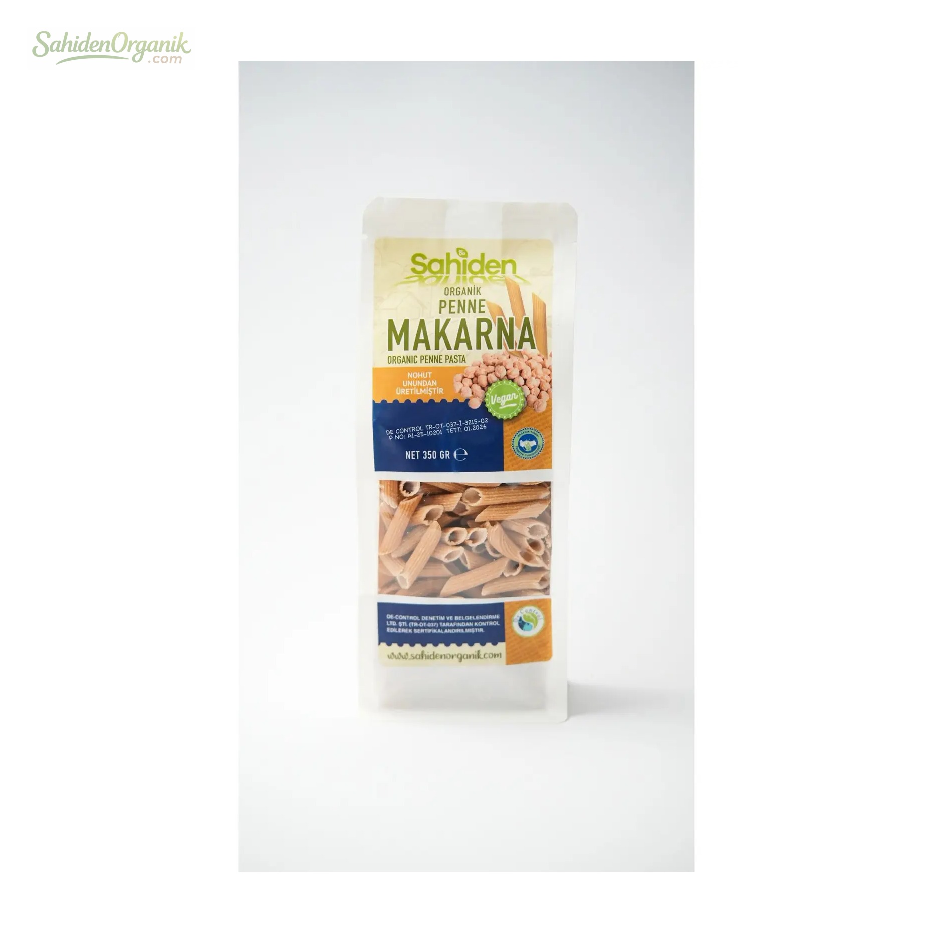 Organik Penne  Nohut Tahıl Makarna