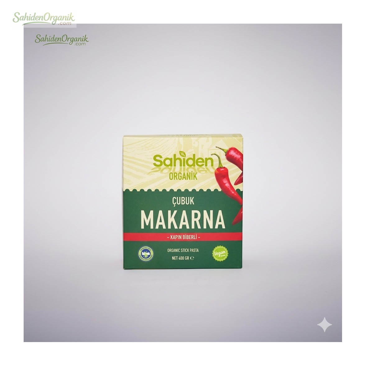 Organik  Kapya Biberli Çubuk Makarna