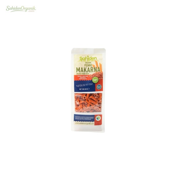 Organik Kırmızı Mercimekli Penne Makarna