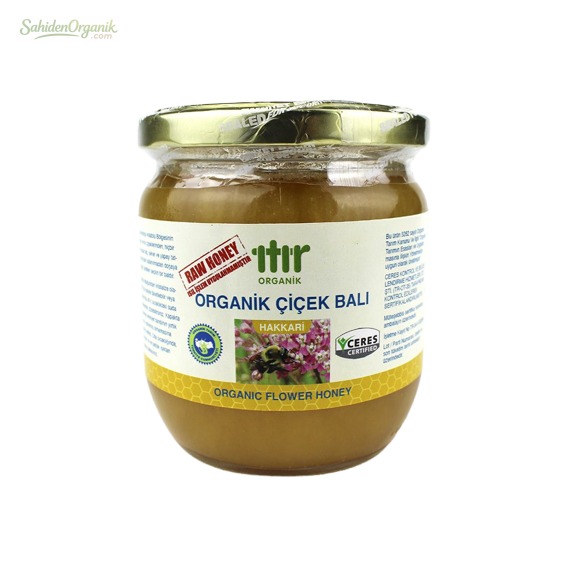 Organik Çiçek Balı Raw 500 gr