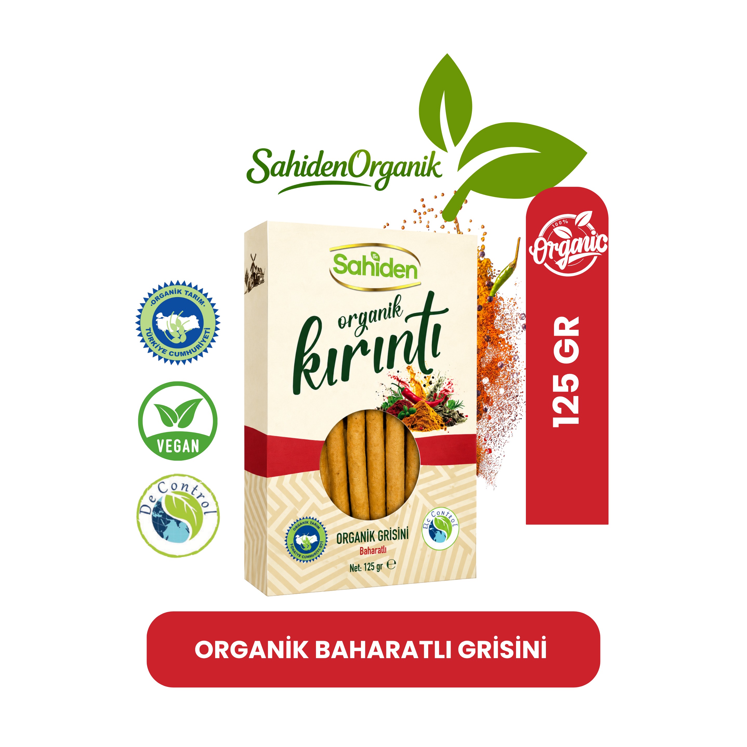 Organik Baharatlı Grissini