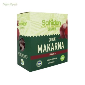 Organik Pancarlı Çubuk Makarna